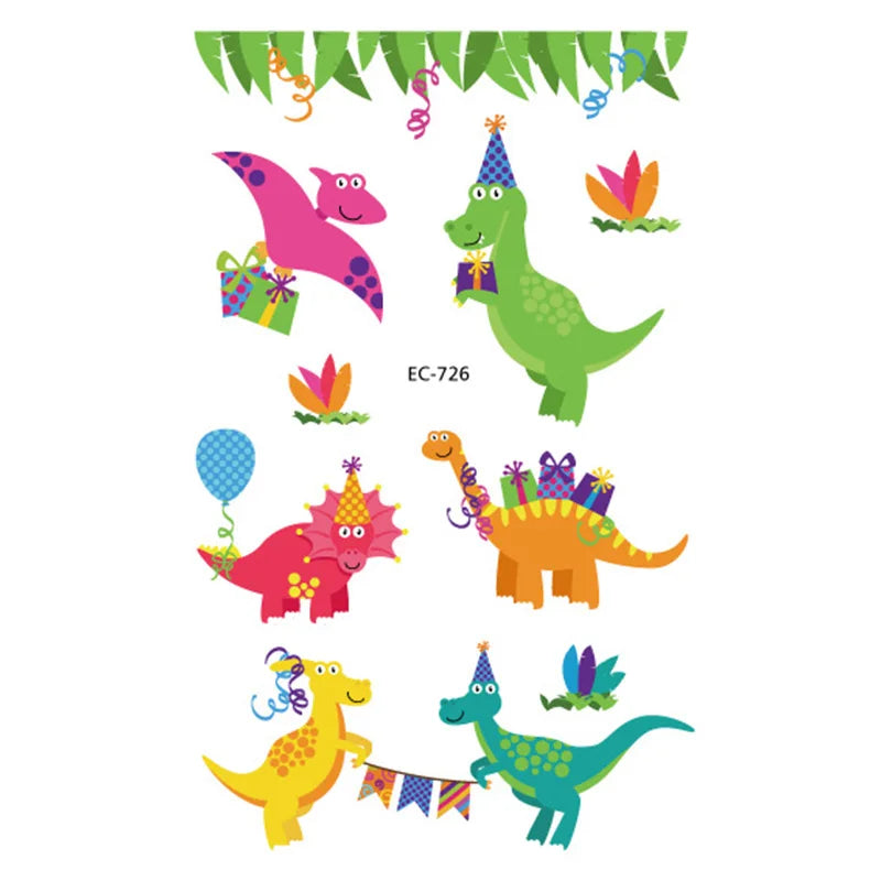 Dinosaur Tattoo Set