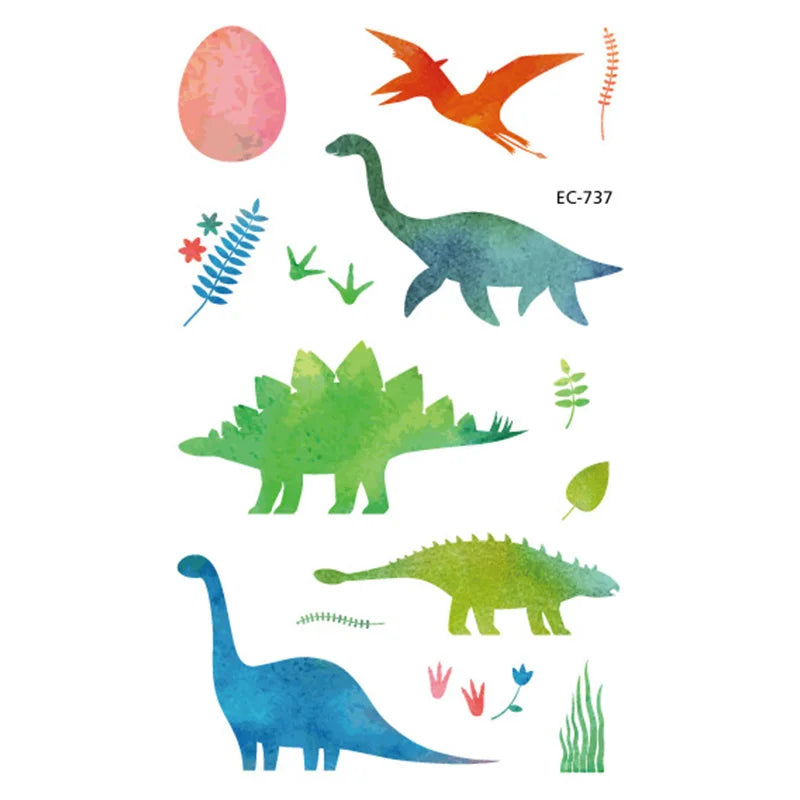 Dinosaur Tattoo Set